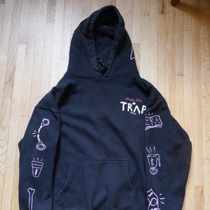2 Chainz Pretty Girls Love Trap Music Hoodie Black/Pink Mens Size Large